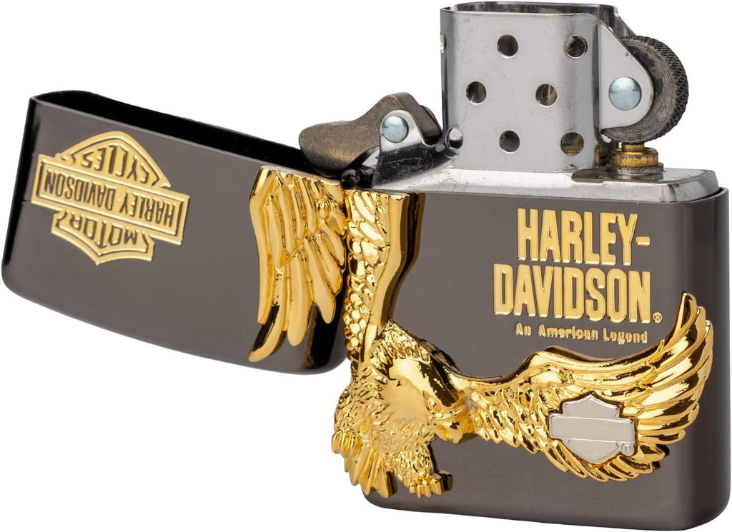 Zippo Oil Lighter Harley Davidson Japan Model HDP-14